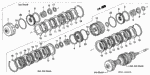 22543PF4000 - Transmission - Automatic: PLATE, CLUTCH (116MM) for Acura Image