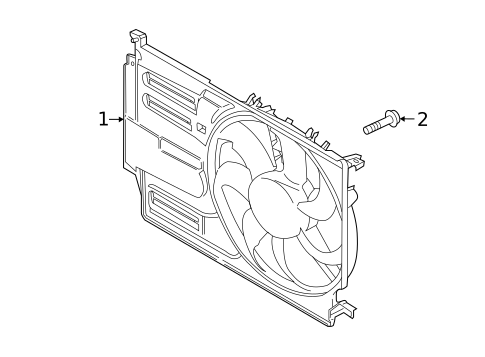Cooling Fan for 2020 Mini Cooper Countryman #0