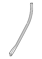 22730667 - Body: Door Water Deflector for Chevrolet: Malibu Image