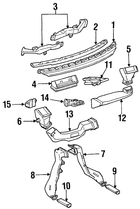 Ducts for 1998 Lexus SC400 #0