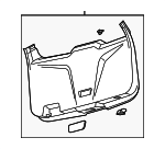 BB5Z7846404AB - Body: Lower Trim Panel for Ford: Explorer, Police Interceptor Utility Image