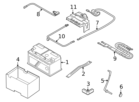Battery & Related Components for 2009 BMW Z4 #0