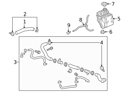 Hoses & Pipes for 2017 Cadillac CTS #0