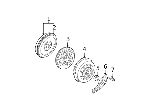Clutch Plates for 2004 Ford Mustang #0
