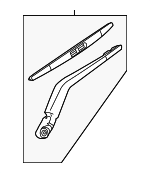 287803WC0A - Body: Wiper Arm Assembly for Nissan: Versa Note Image