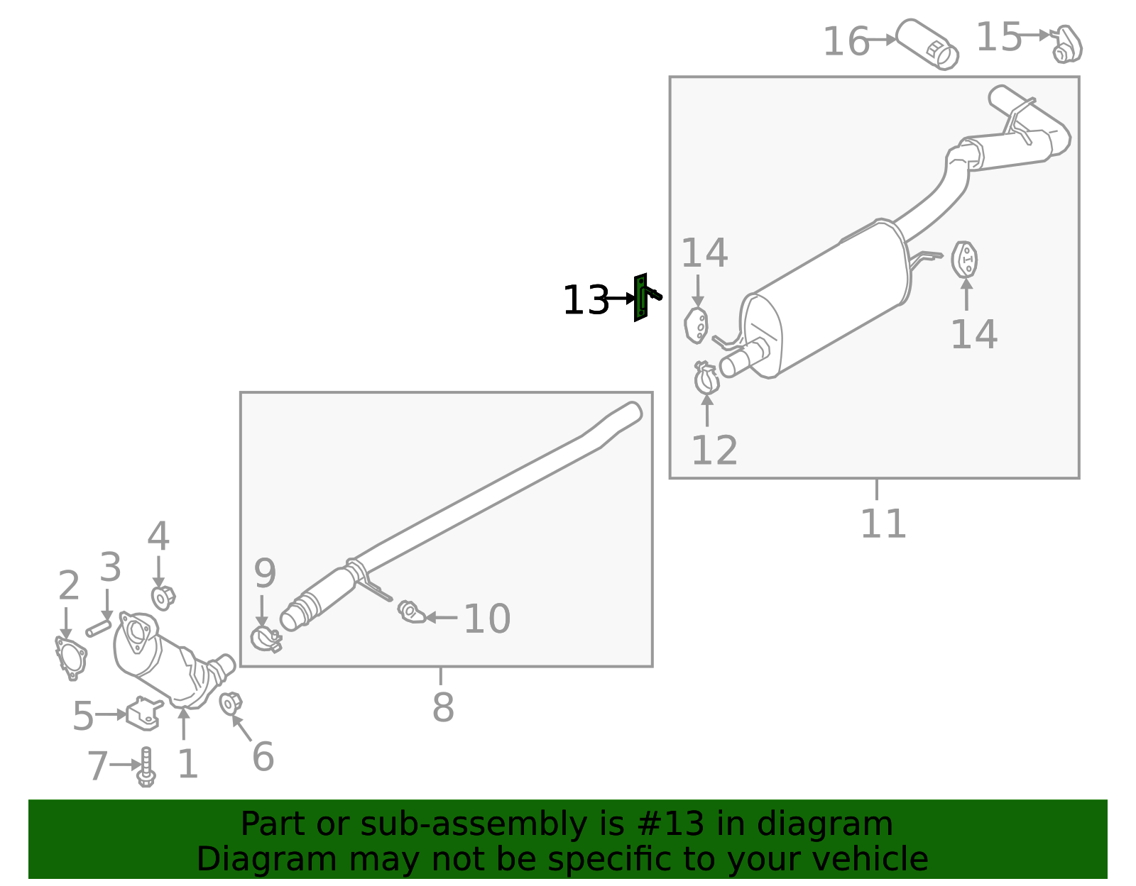 KB3Z-5260-A - 2019-2024 Ford Ranger - Rear Bracket | Dealer Auto Parts