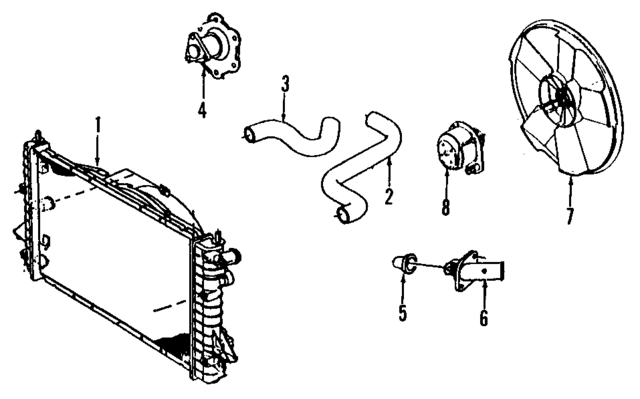21031513 - : Fan Blade for GM Image