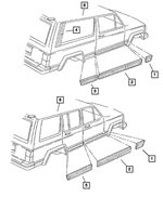 5EM47TZZAD - Exterior Ornamentation: Fender Molding, Left for Mopar Image