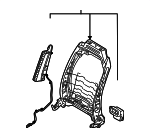 88410AT000 - Body: Seat Back Frame for Kia: Niro, Niro EV Image
