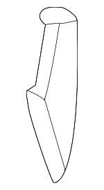 88367AT000CCV - Body: Seat Back Panel Cap for Kia: Niro, Niro EV Image