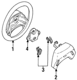 E9TZ3600J - Steering: Steering Wheel for FORD Image