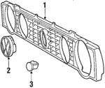 155853653B - Body: Grille for Volkswagen: Cabriolet Image