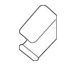 99656120500 - : Back Glass Clamp for Porsche: 911 Image