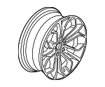 36116789148 - : Wheel, Alloy for BMW: X1 Image