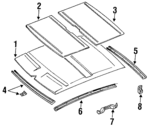 7391050A00 - Body: Headliner for Nissan: Sentra Image