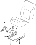 4886294AA - Body: Seat Track for Dodge: Neon Image