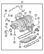 5037510AG - : Intake Manifold for Mopar Image