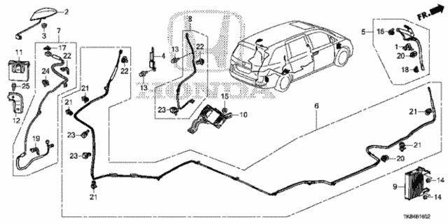 Antenna (3) for 2015 Honda Odyssey #0