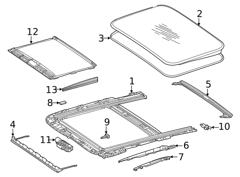 Sunroof for 2021 Mercedes-Benz C 63 AMG&reg; #2