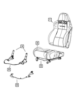 1PP74DX9AA - Interior Trim: Front Seat Back for Mopar Image