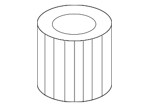 263502M000 - : Oil Filter for Kia: Carnival, K4, K5, Rio, Seltos, Sorento, Sportage Image