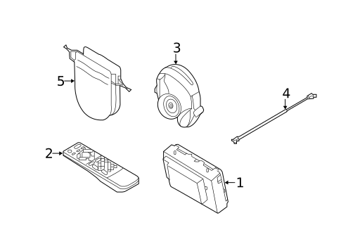 Entertainment System Components for 2011 INFINITI QX56 #0