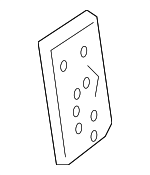 51337119210 - Body: Window Regulator Base for BMW: 328i, 328i xDrive, 328xi, 335i, 335i xDrive, 335is, 335xi, M3, Z4 Image