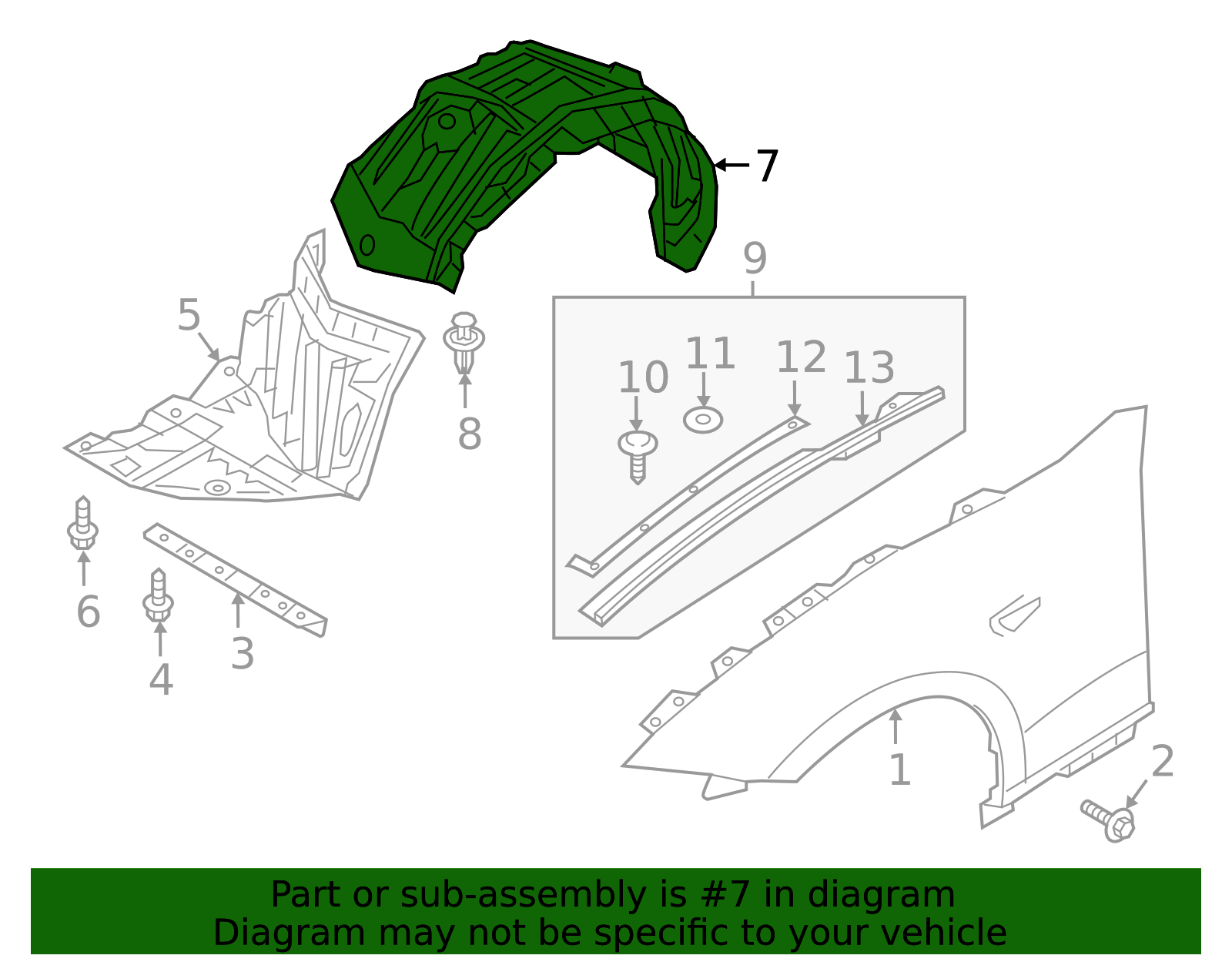 N243-56-130A - Rear Fender Liner 2016-2025 Mazda MX-5 Miata