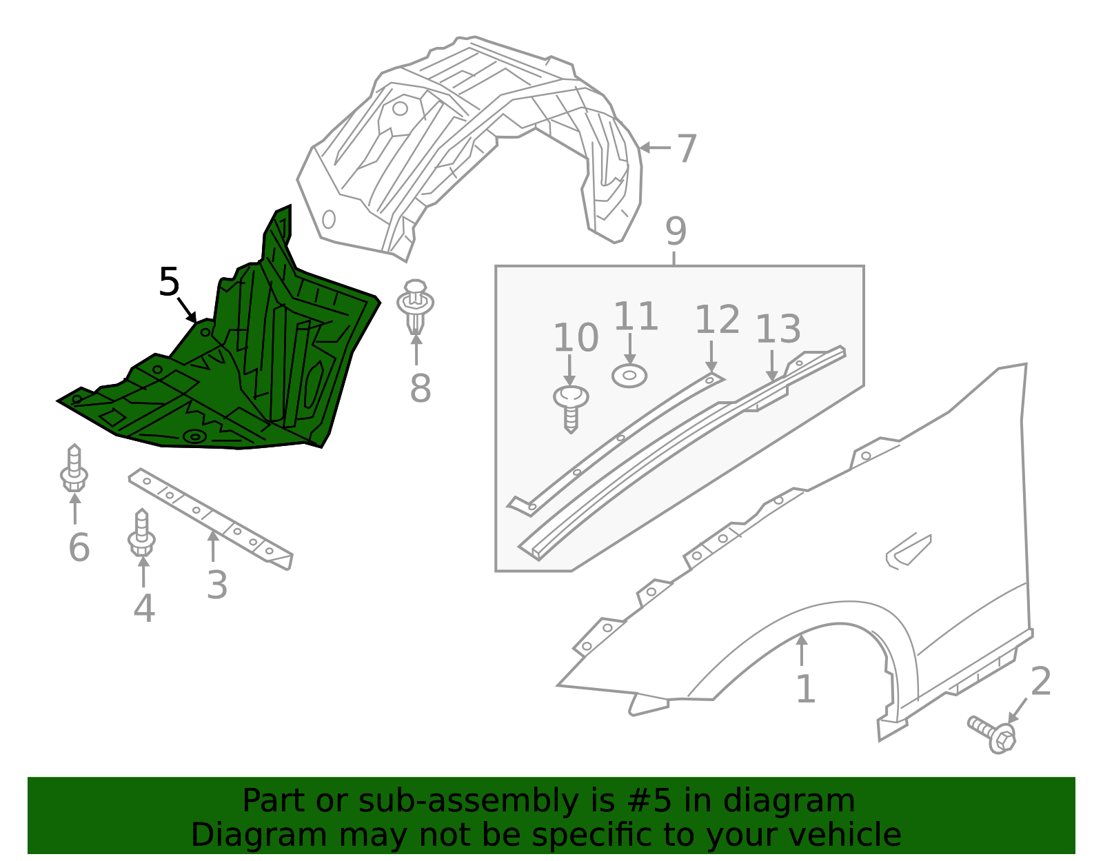 2016-2025 Mazda MX-5 Miata Ft Fender Liner N243-56-14ZA