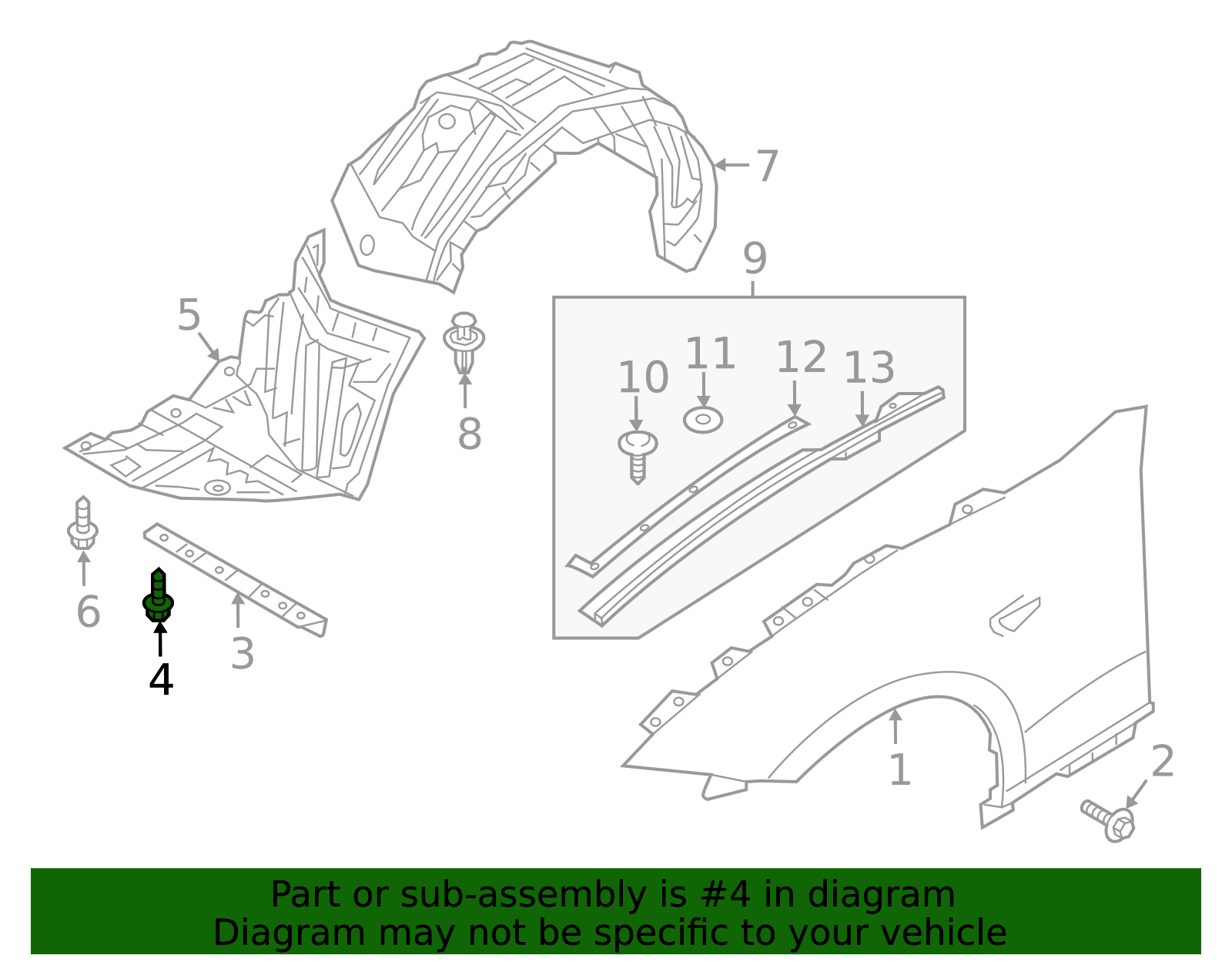 9CF600516B - Genuine OEM Mazda Radiator Support Splash Shield