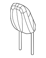 1VL33LU5AB - Body: Headrest for Jeep: Cherokee Image