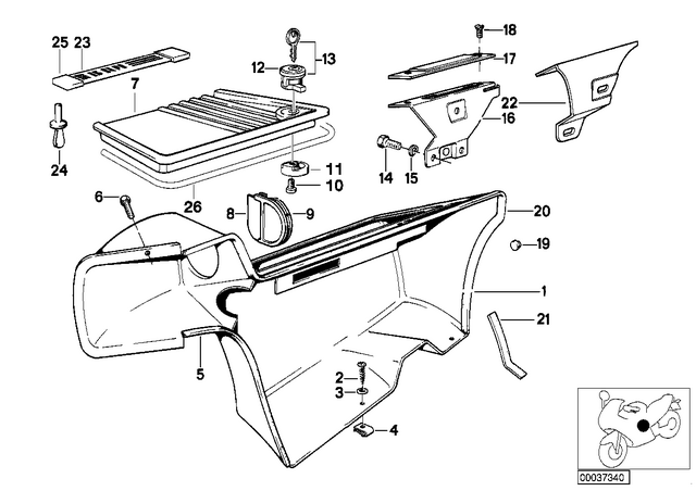 46631239107 - : Gasket - 360 Mm for BMW-Motorrad Image
