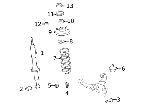 Struts & Components for 2009 Toyota FJ Cruiser #1
