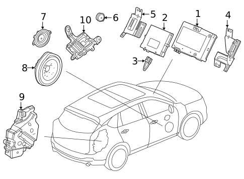Sound System for 2025 Acura RDX #1