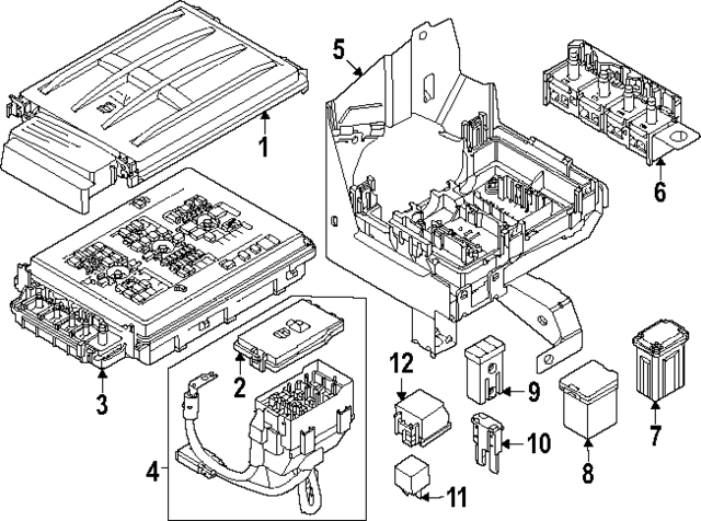 PC3Z14A068G - Electrical: Fuse Box for Ford Image