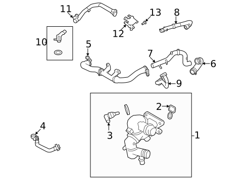 Radiator & Components for 2022 Land Rover Discovery Sport #3