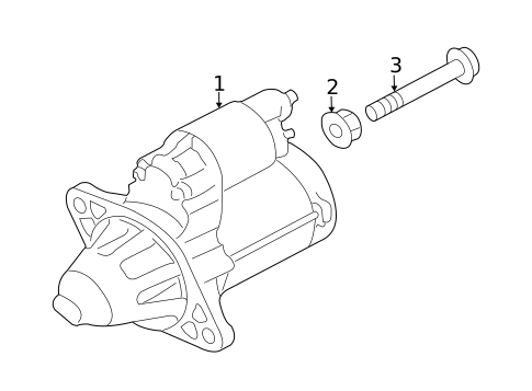 Starter for 2019 Subaru Legacy #0