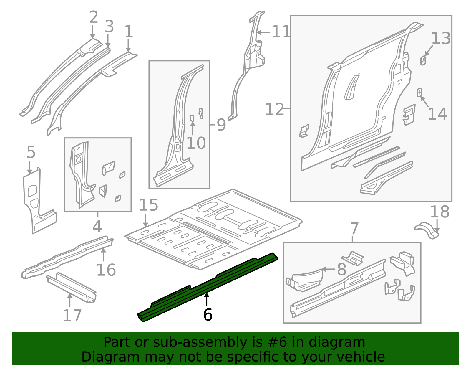 1997-2004 GM Rocker Panel 10242707 | Capital Chevy Parts