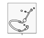 97763J6250 - : Suction Hose for Genesis: G90 Image