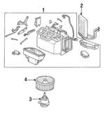 79310SE0013 - : Blower Motor for Acura Image