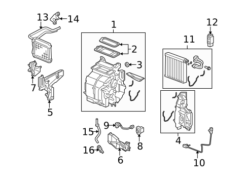 HVAC Case for 2011 Honda Fit #0