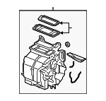 79106TF0G01 - : AC &amp; Heater Case for Honda Image