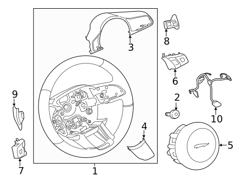 Steering Wheel & Trim for 2020 Jaguar XE #0