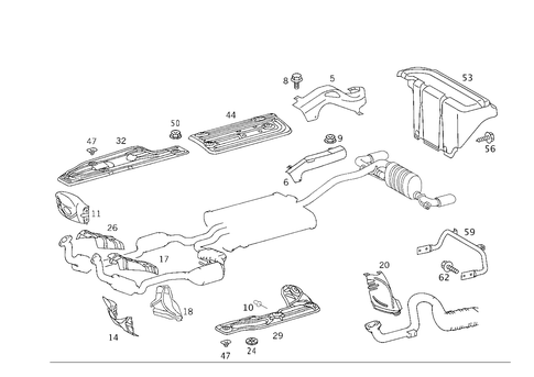 Screening Plates for 2002 Mercedes-Benz ML55 AMG #1