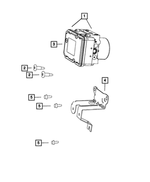 68373852AA - Brakes: Anti-lock Brake Control Unit for Mopar Image