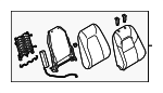 KRA38813002 - Body: Seat Back Assembly for Mazda: CX-5 Image