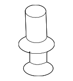 99950749740 - Body: Fender Liner Rivet for Porsche: 911, Boxster, Panamera Image