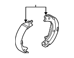583052SA30 - : Park Brake Shoes for Kia: Sportage Image