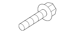 N91054001 - Cooling System: Retaining Bracket Bolt for Audi Image