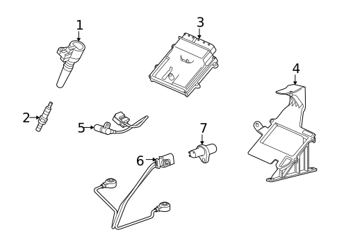 Powertrain Control for 2008 Jaguar XK #0